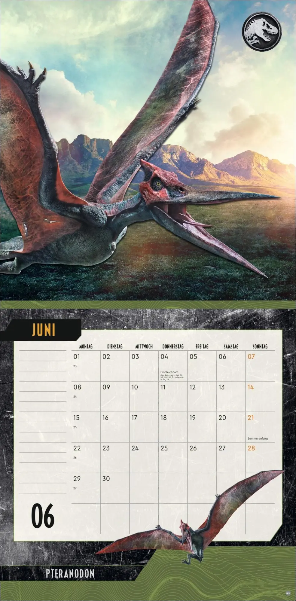 Bild: 9783756414314 | Jurassic World Broschurkalender 2026 | Kalender | 28 S. | Deutsch