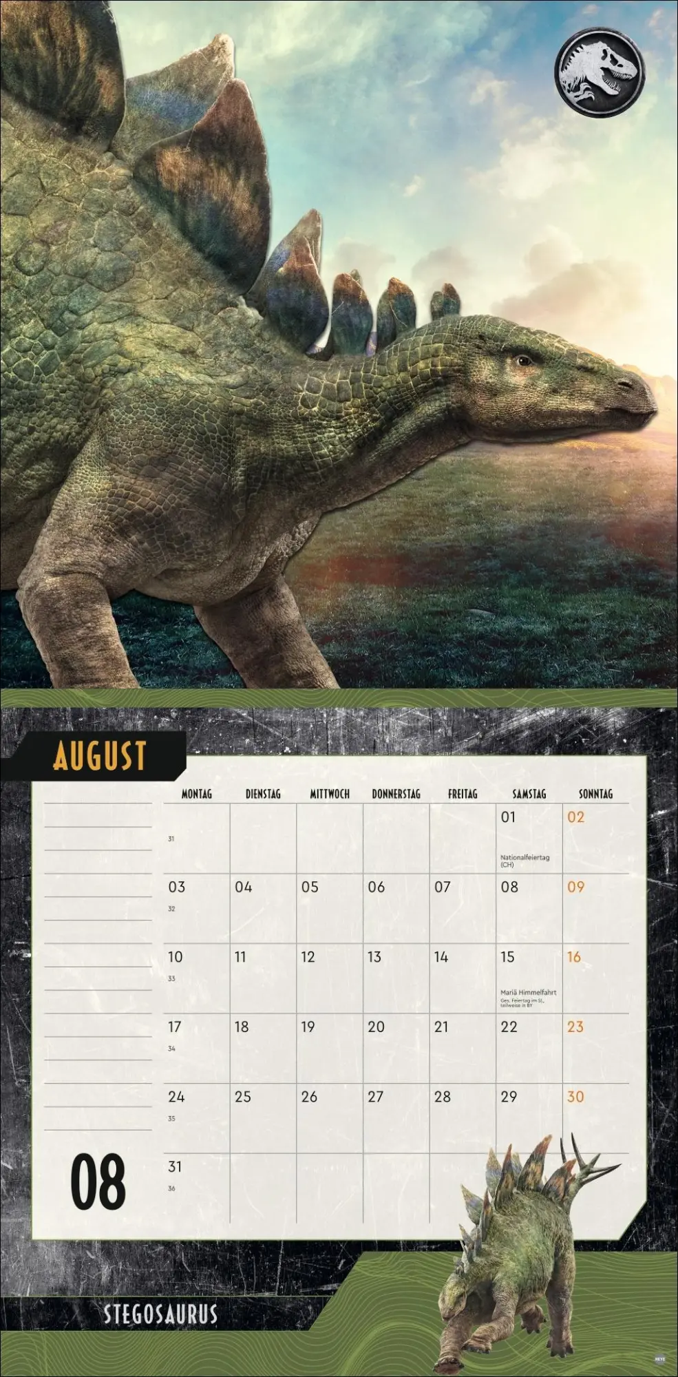 Bild: 9783756414314 | Jurassic World Broschurkalender 2026 | Kalender | 28 S. | Deutsch