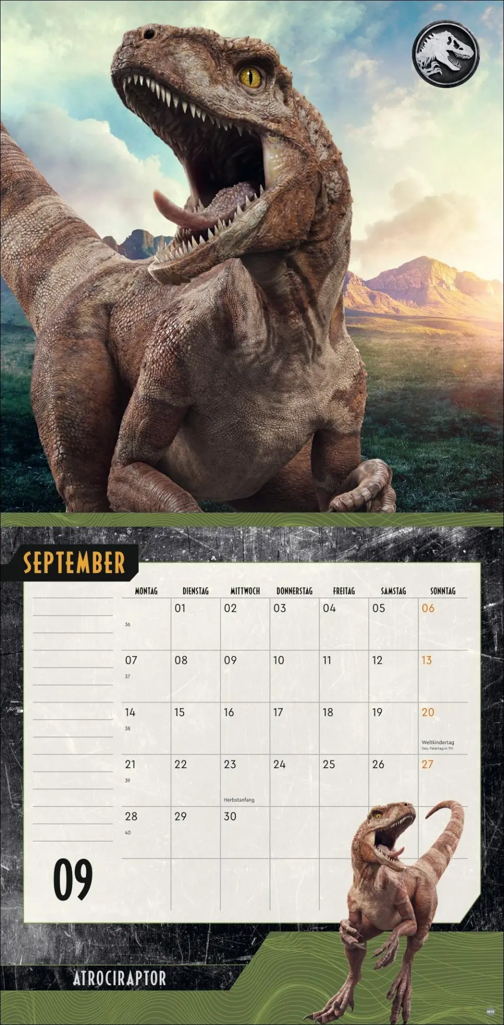 Bild: 9783756414314 | Jurassic World Broschurkalender 2026 | Kalender | 28 S. | Deutsch