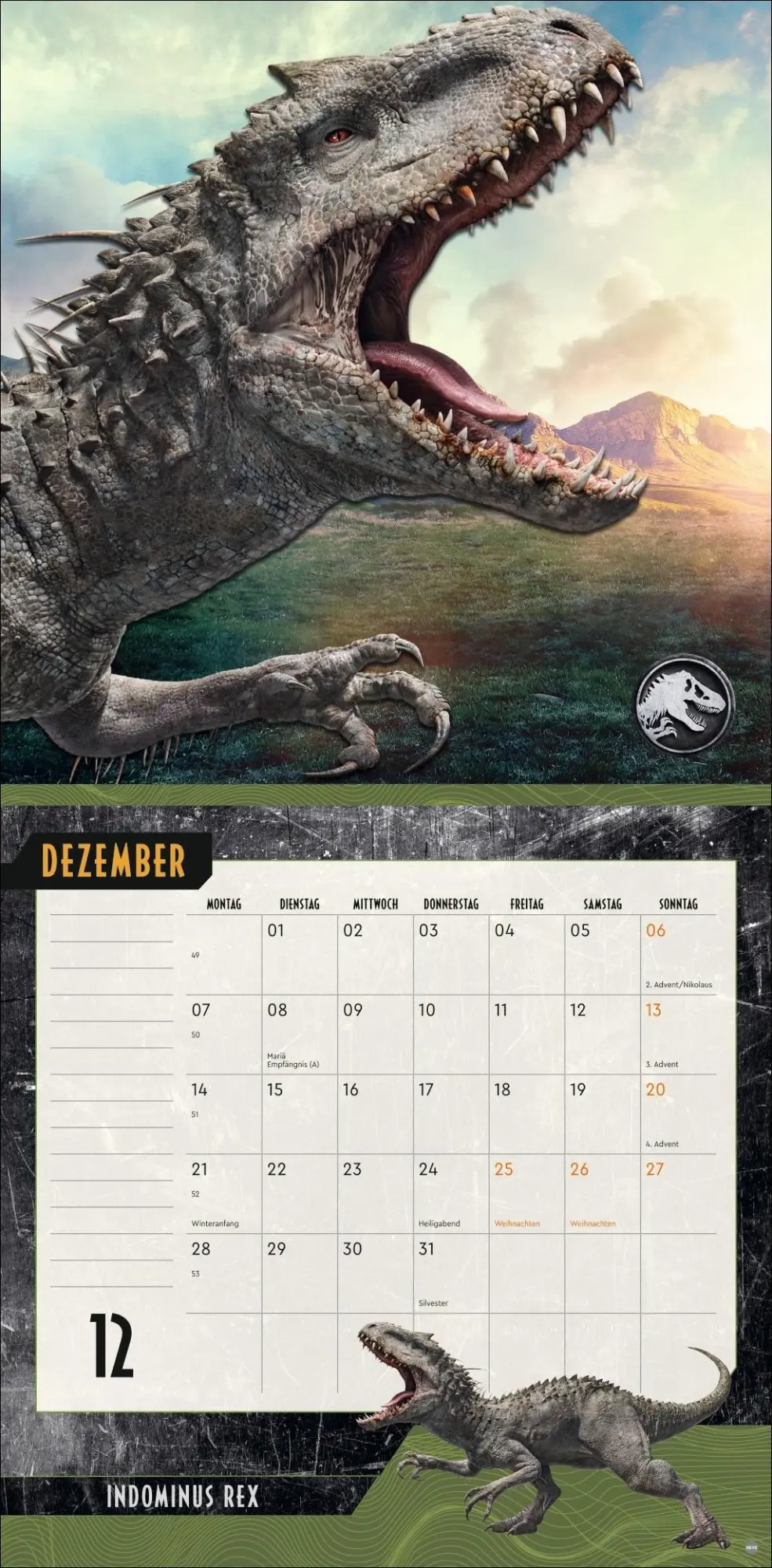 Bild: 9783756414314 | Jurassic World Broschurkalender 2026 | Kalender | 28 S. | Deutsch