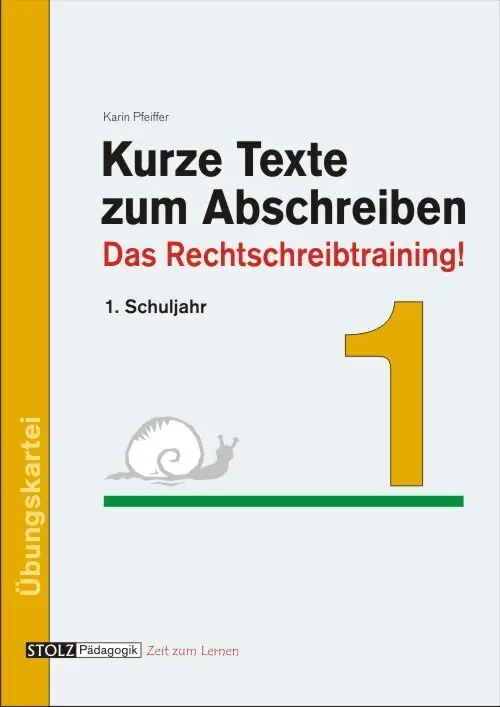 Cover: 9783897784314 | Kurze Texte zum Abschreiben 1 | Karin Pfeiffer | Broschüre | 22 S.