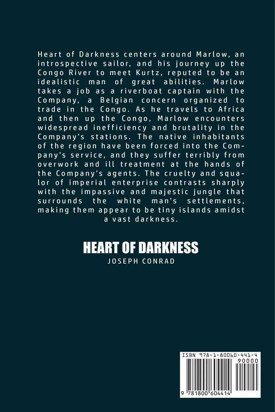 Rückseite: 9781800604414 | Heart of Darkness | Joseph Conrad | Taschenbuch | Englisch | 2020