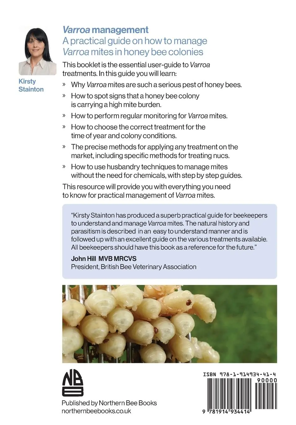 Rückseite: 9781914934414 | Varroa management | Kirsty Stainton | Taschenbuch | Englisch | 2022