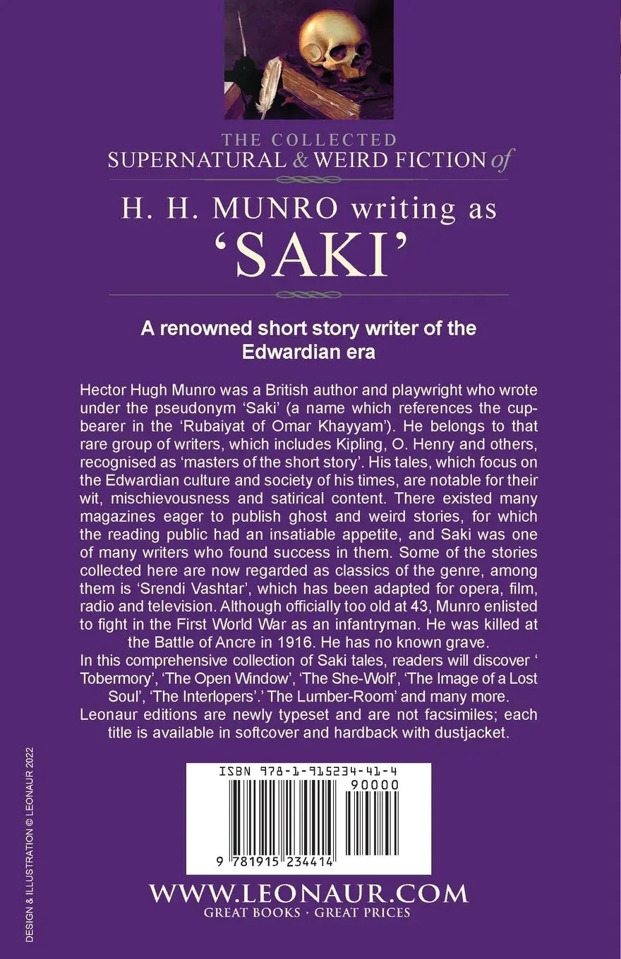 Rückseite: 9781915234414 | The Collected Supernatural and Weird Fiction of H. H. Munro (Saki)