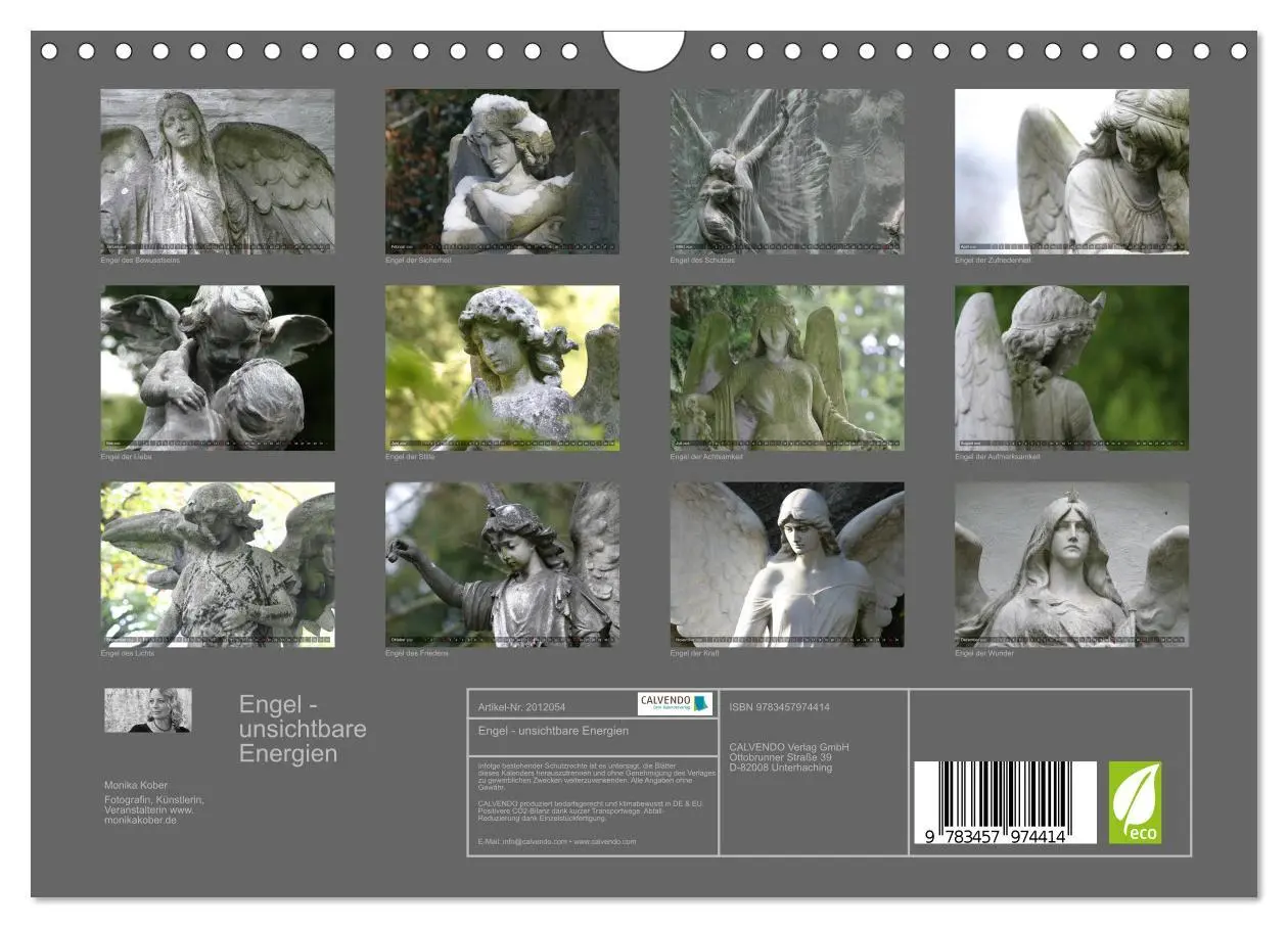 Bild: 9783457974414 | Engel - unsichtbare Energien (Wandkalender 2026 DIN A4 quer),...