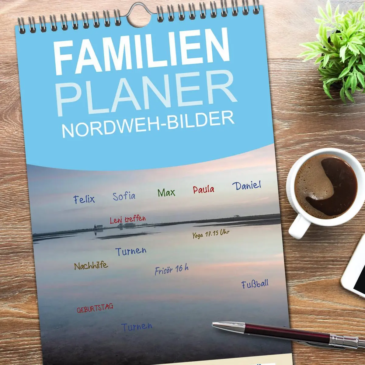 Bild: 9783516514414 | Familienplaner 2026 - NORDWEH-Bilder 2026 mit 5 Spalten...