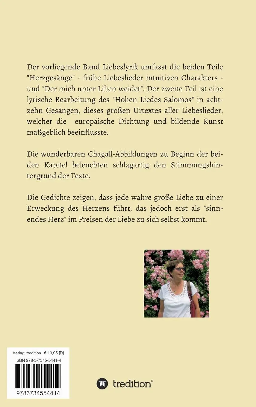 Rückseite: 9783734554414 | Der Liebe selig Lied | Liebeslyrik | Josefine Müllers | Buch | 96 S.