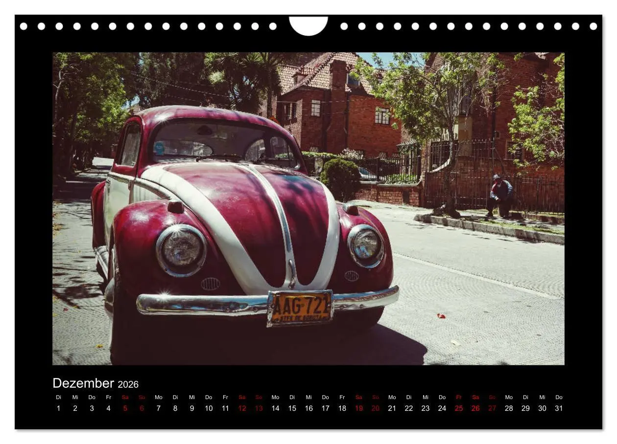 Bild: 9783457894514 | Retro Cars (Wandkalender 2026 DIN A4 quer), CALVENDO Monatskalender