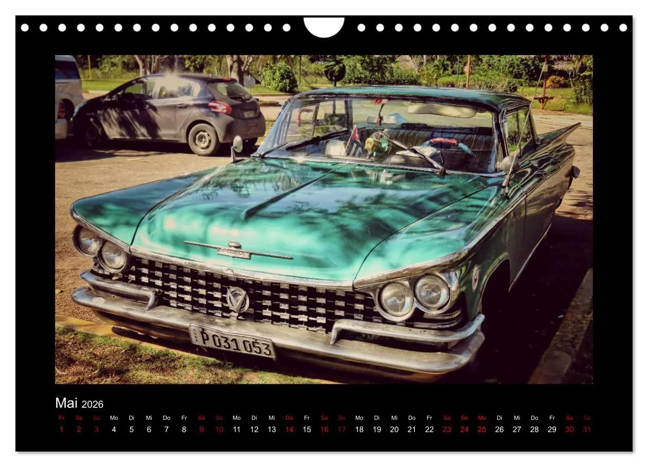 Bild: 9783457894514 | Retro Cars (Wandkalender 2026 DIN A4 quer), CALVENDO Monatskalender