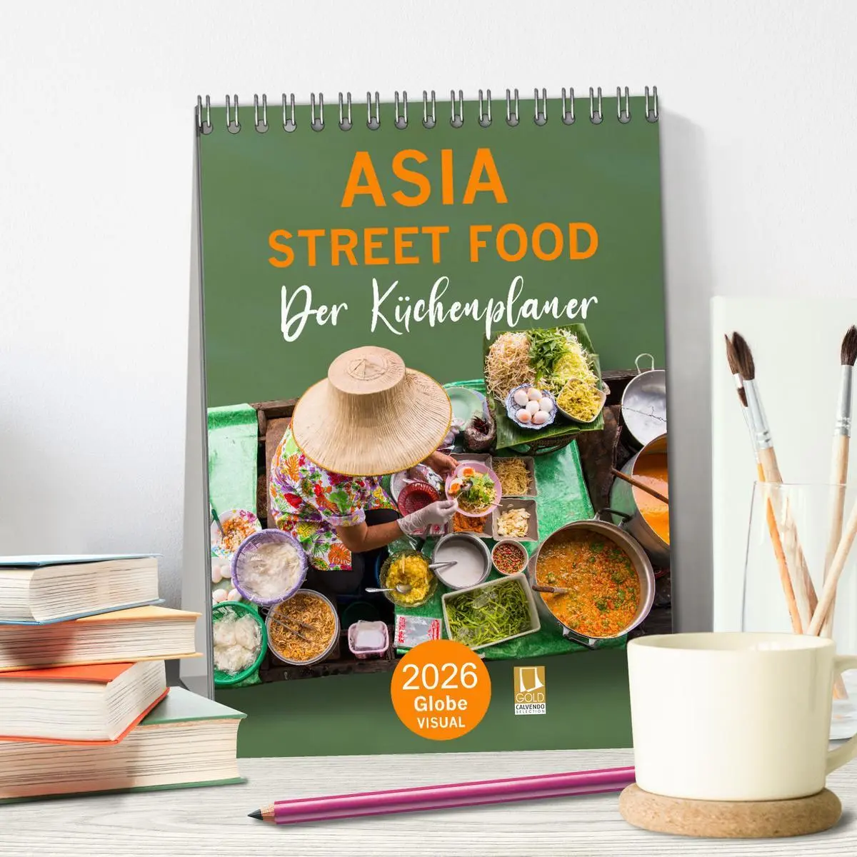 Bild: 9783516364514 | ASIA STREET FOOD - Der Küchenplaner (Tischkalender 2026 DIN A5...