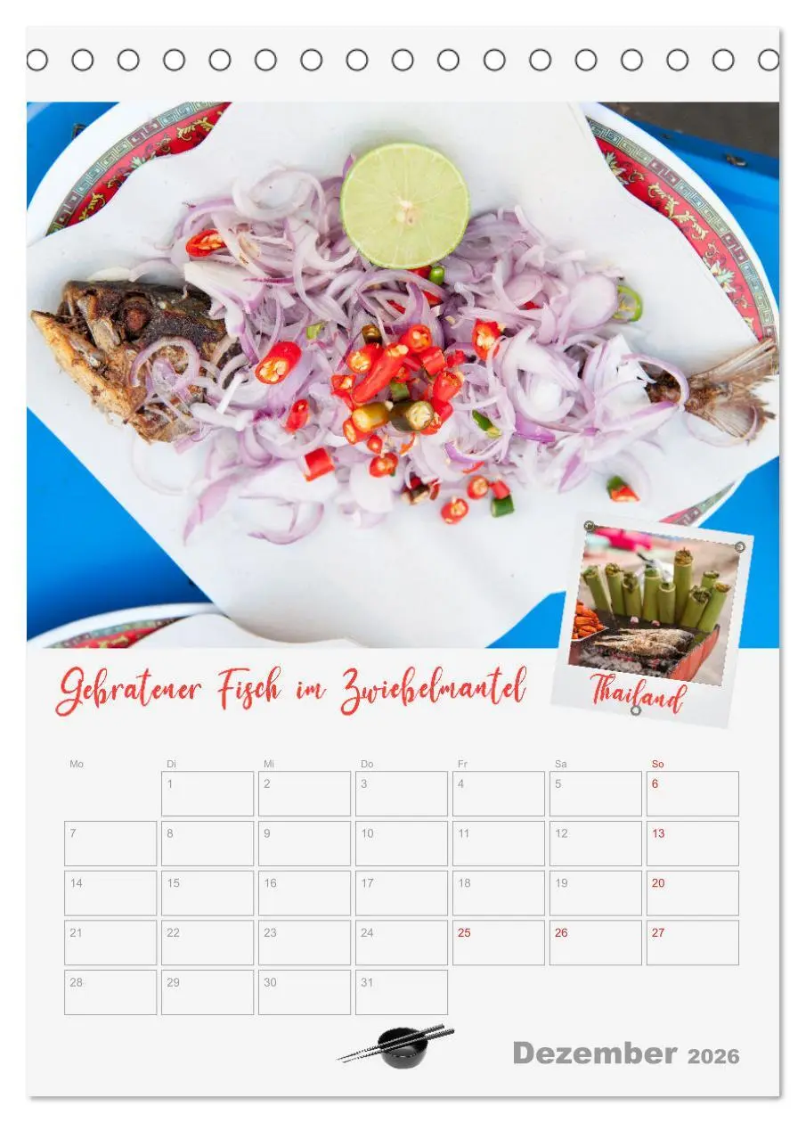 Bild: 9783516364514 | ASIA STREET FOOD - Der Küchenplaner (Tischkalender 2026 DIN A5...