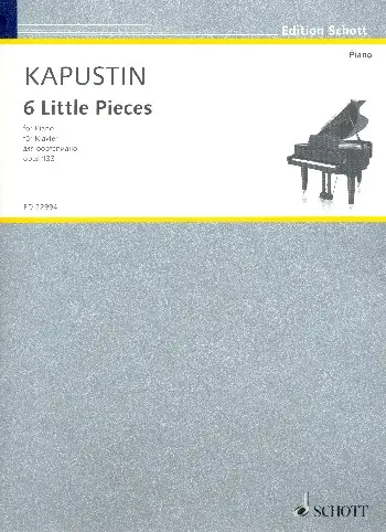 Cover: 9790001204514 | 6 little Pieces | Nikolai Kapustin | Broschüre | Buch | Deutsch | 2018