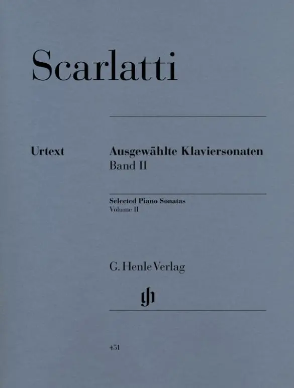 Cover: 9790201804514 | Scarlatti, Domenico - Ausgewählte Klaviersonaten, Band II | Scarlatti