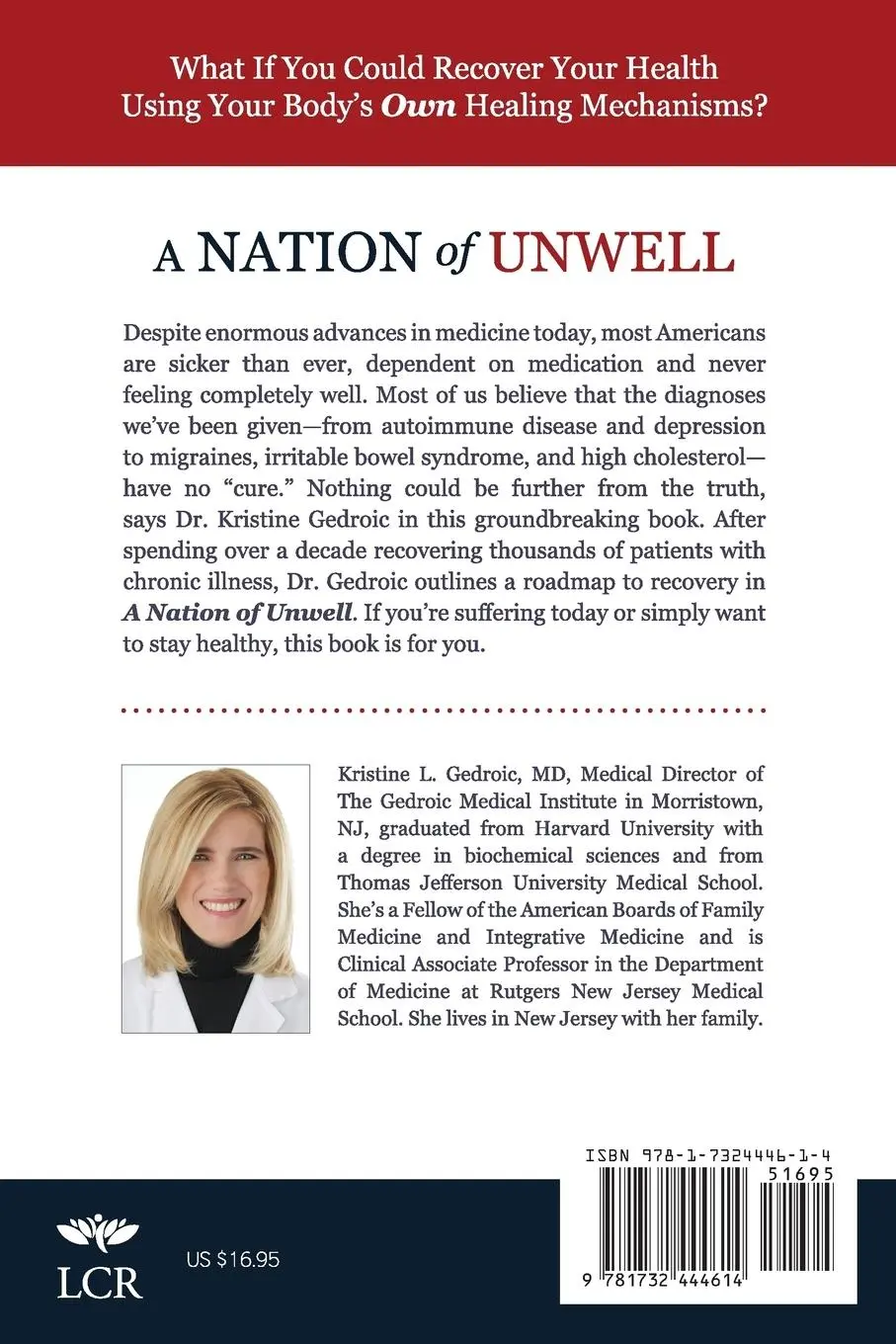 Rückseite: 9781732444614 | A Nation of Unwell | What's Gone Wrong? | Kristine L Gedroic | Buch