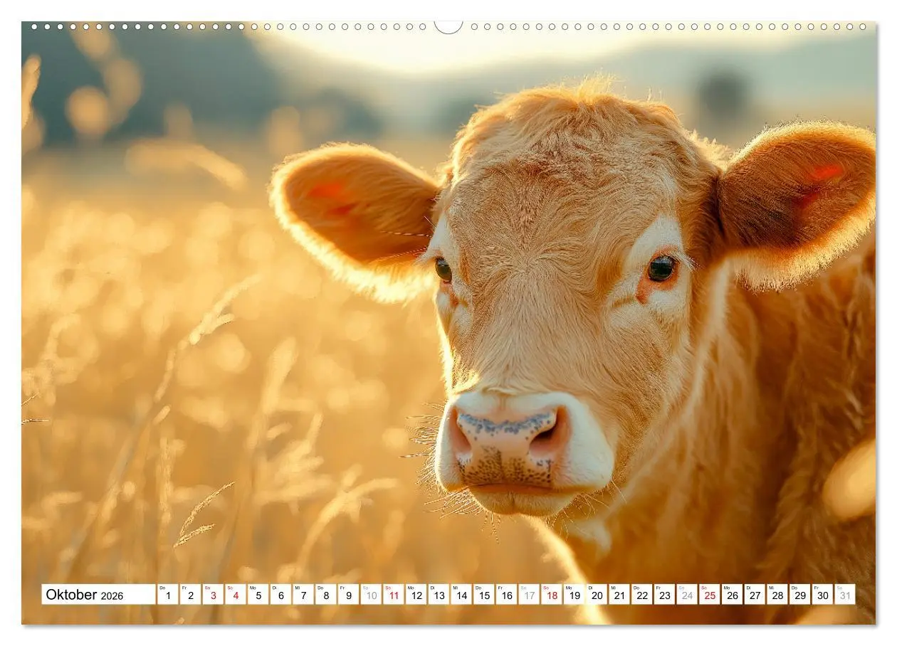 Bild: 9783457334614 | KÜHE AUF DER ALM - Der Kalender aus Bayern (Wandkalender 2026 DIN...