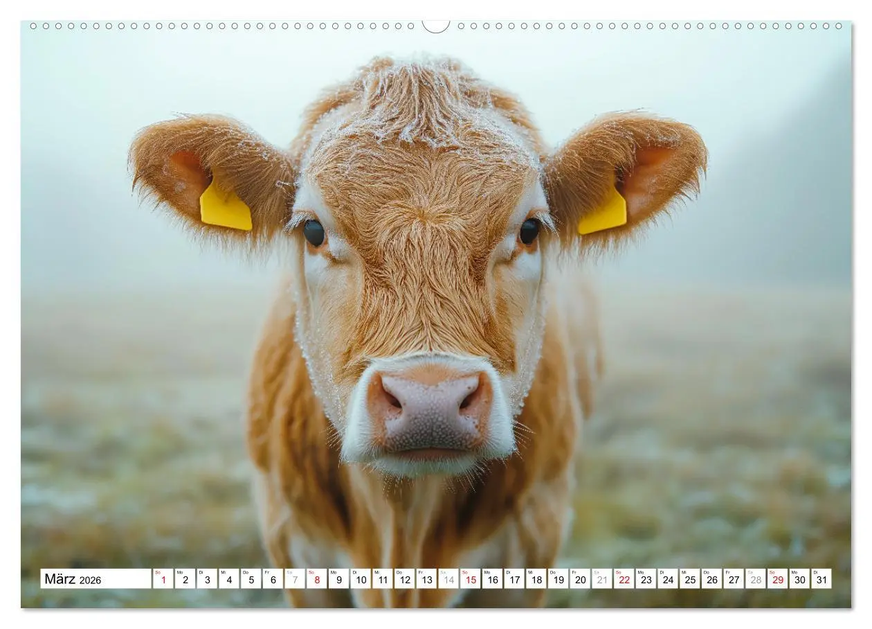 Bild: 9783457334614 | KÜHE AUF DER ALM - Der Kalender aus Bayern (Wandkalender 2026 DIN...