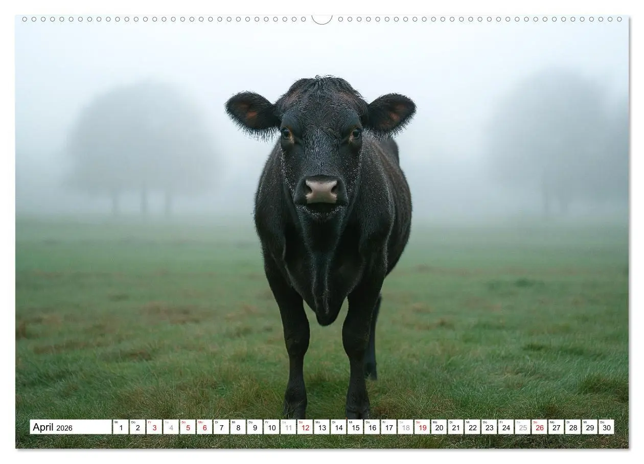 Bild: 9783457334614 | KÜHE AUF DER ALM - Der Kalender aus Bayern (Wandkalender 2026 DIN...