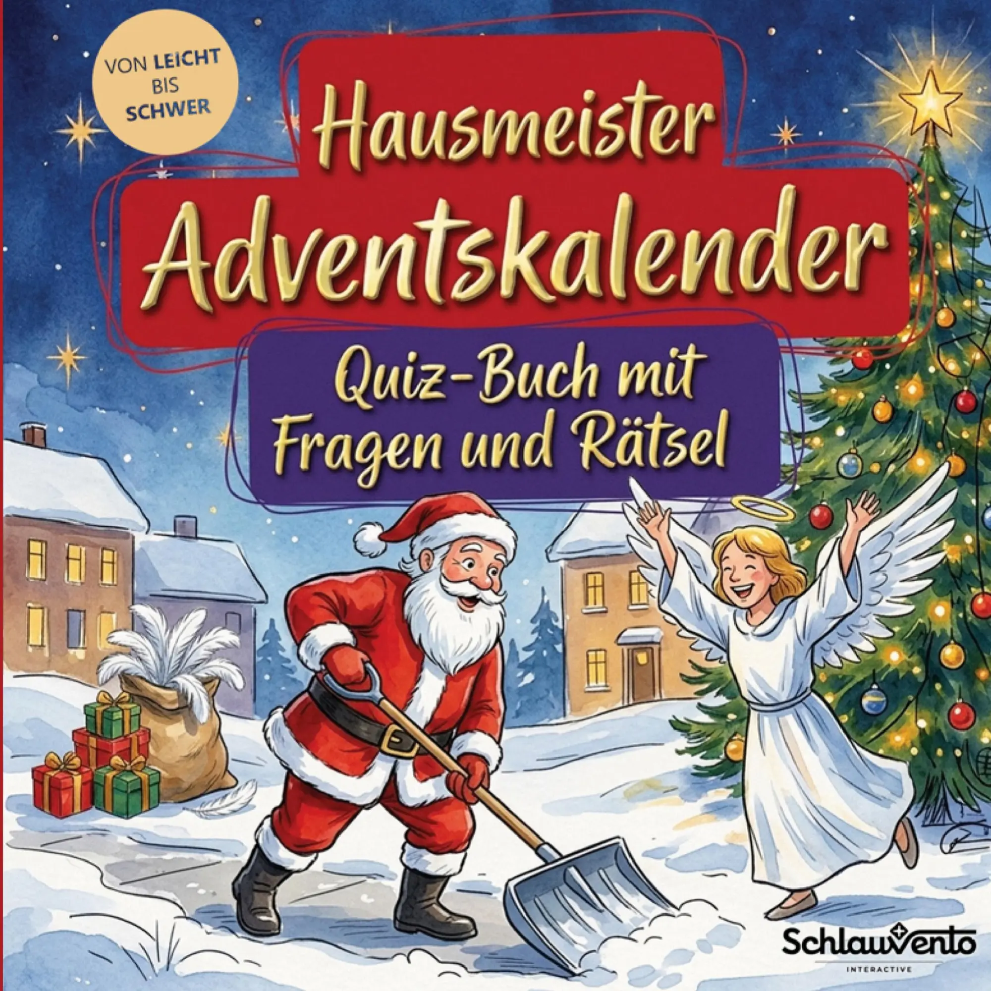 Cover: 9783693194614 | Hausmeister-Adventskalender: Quiz-Buch mit Fragen und Rätsel | Buch