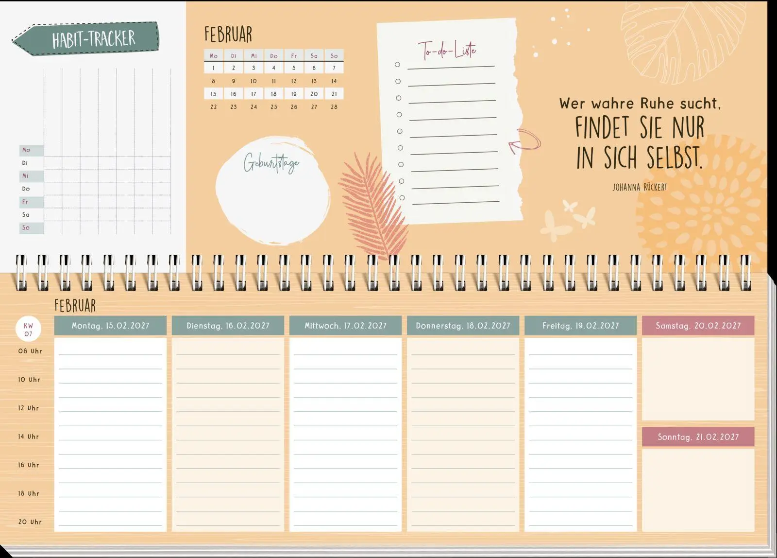 Bild: 4036442014714 | Tischkalender 2027 quer: Einatmen. Ausatmen. Sein. | Groh Verlag