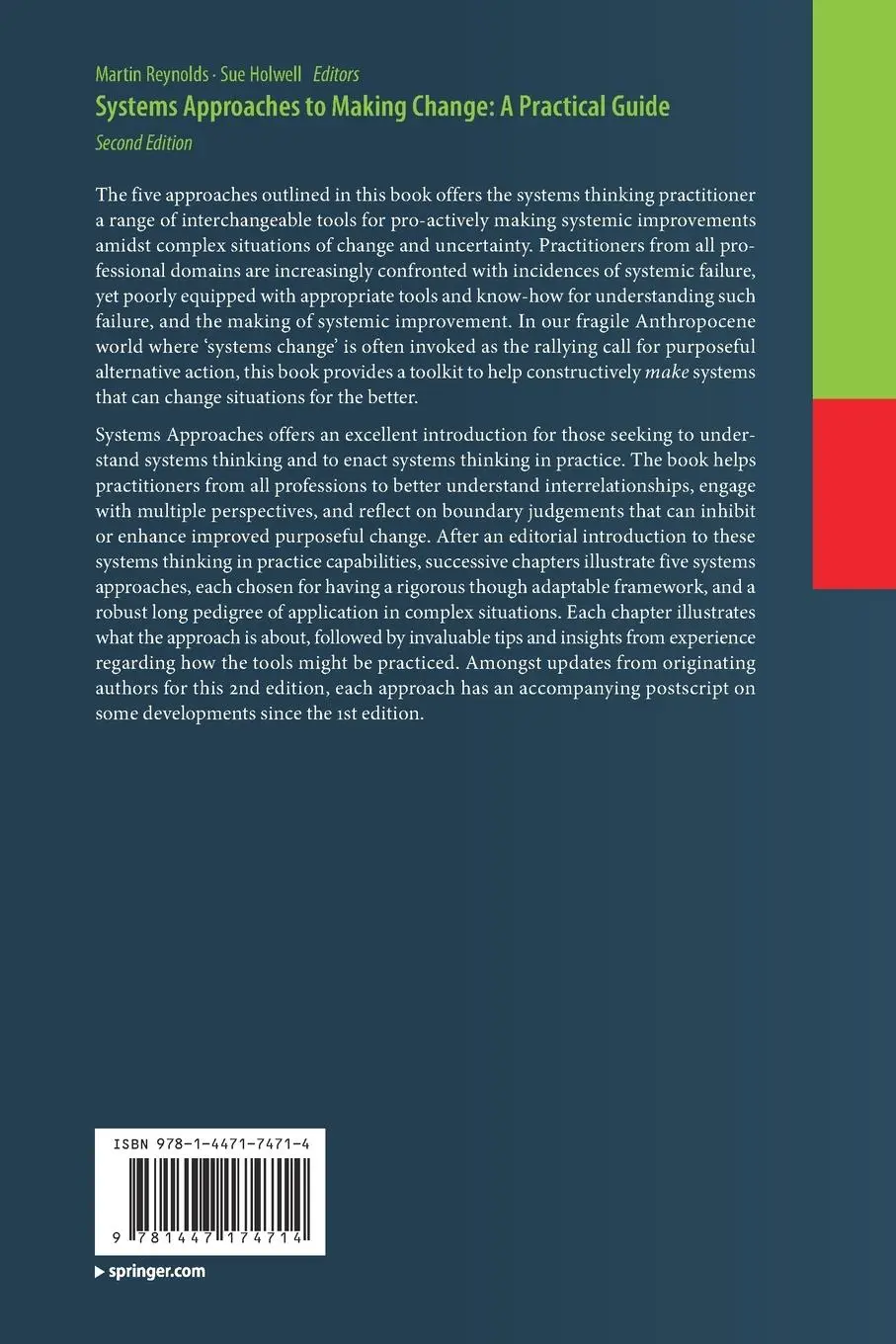 Rückseite: 9781447174714 | Systems Approaches to Making Change: A Practical Guide | Taschenbuch