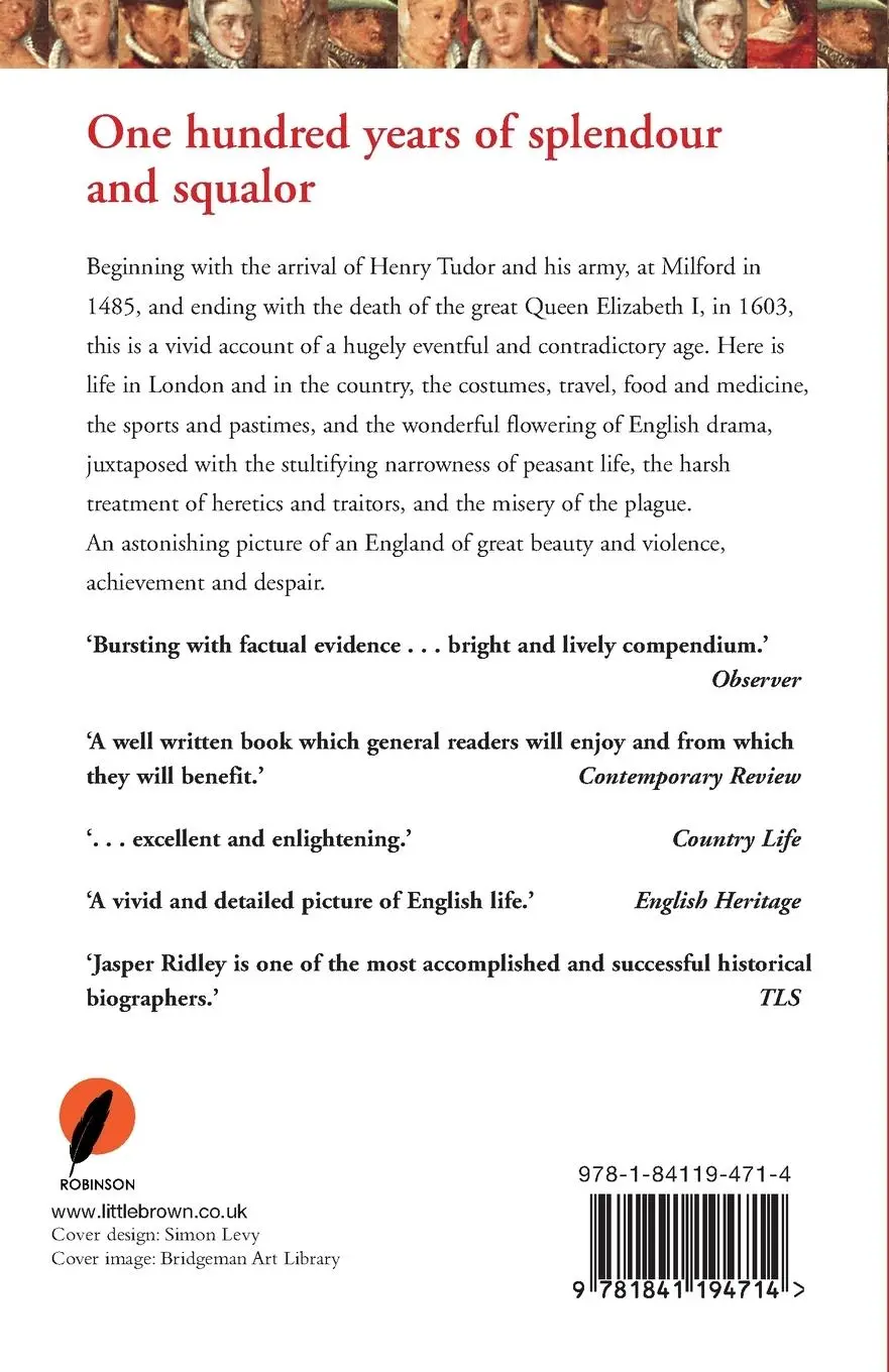 Rückseite: 9781841194714 | A Brief History of the Tudor Age | Jasper Ridley | Taschenbuch | 2002