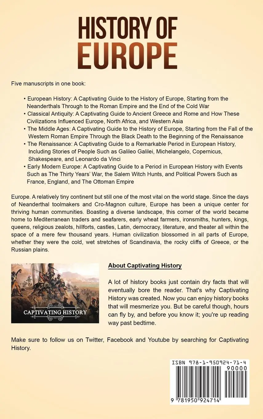 Rückseite: 9781950924714 | History of Europe | Captivating History | Buch | Englisch | 2019