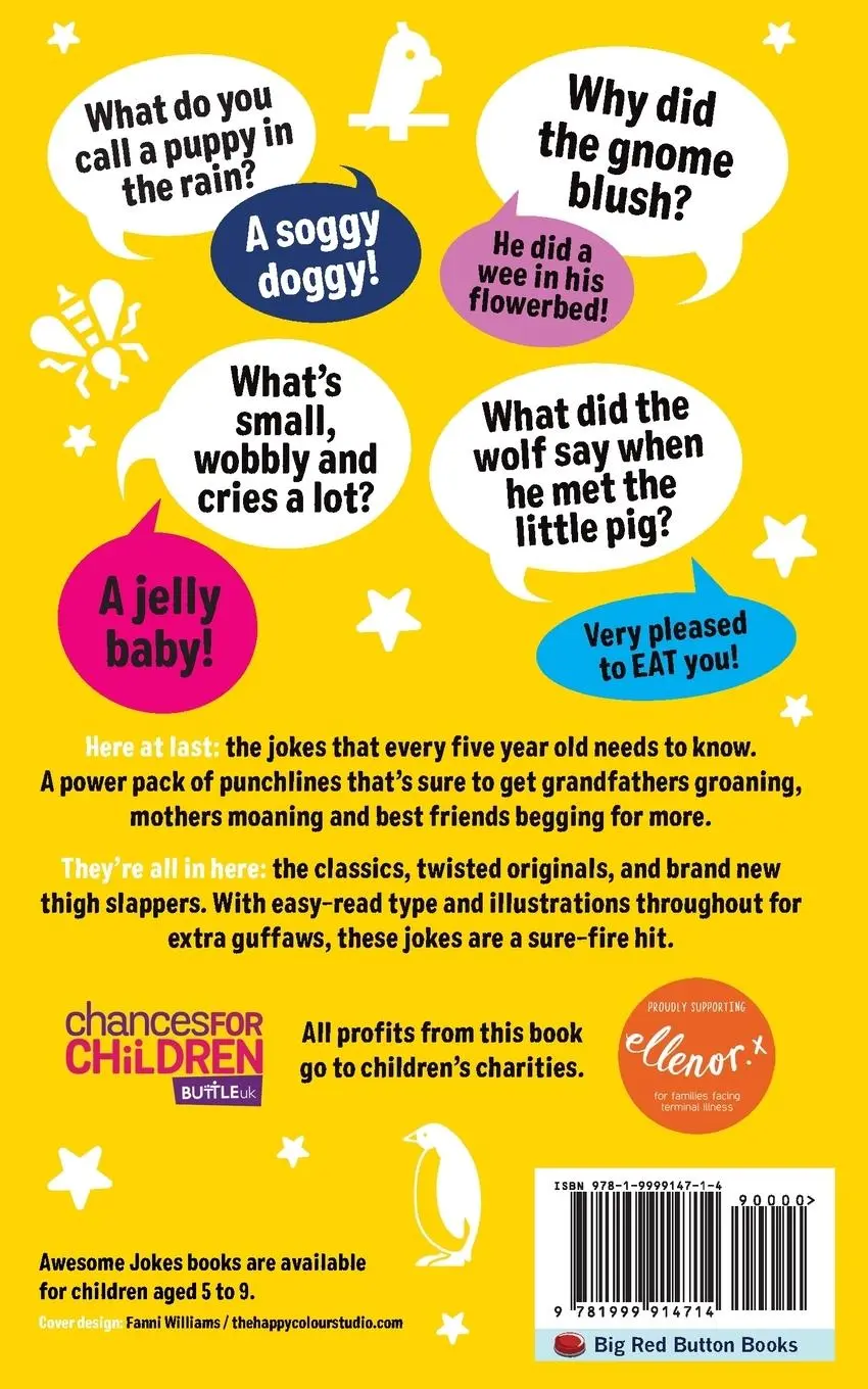 Rückseite: 9781999914714 | Awesome Jokes That Every 5 Year Old Should Know! | Mat Waugh | Buch