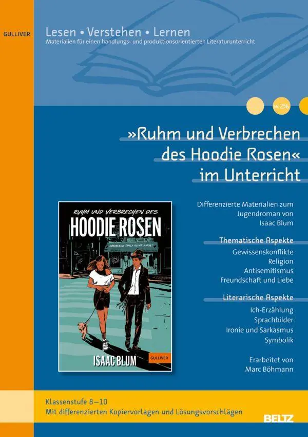 Cover: 9783407824714 | 'Ruhm und Verbrechen des Hoodie Rosen' im Unterricht | Marc Böhmann