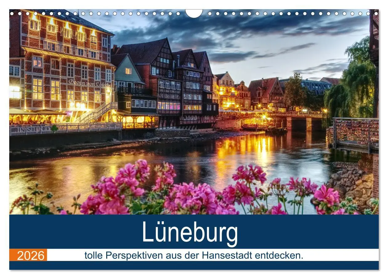Cover: 9783457634714 | Lüneburg (Wandkalender 2026 DIN A3 quer), CALVENDO Monatskalender