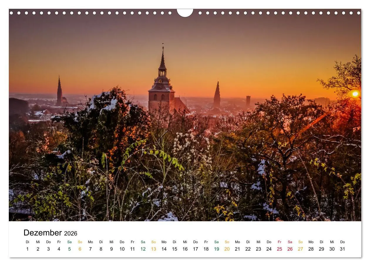 Bild: 9783457634714 | Lüneburg (Wandkalender 2026 DIN A3 quer), CALVENDO Monatskalender