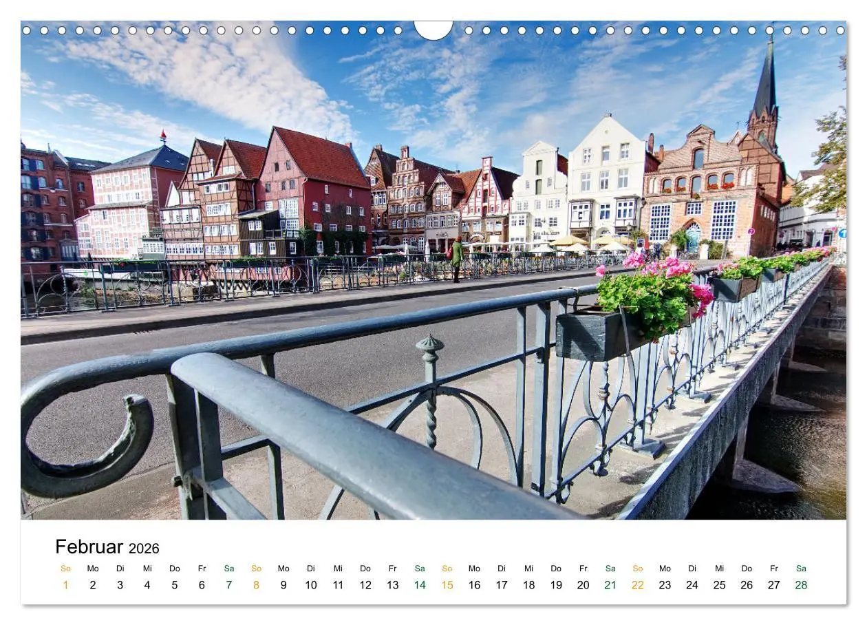 Bild: 9783457634714 | Lüneburg (Wandkalender 2026 DIN A3 quer), CALVENDO Monatskalender