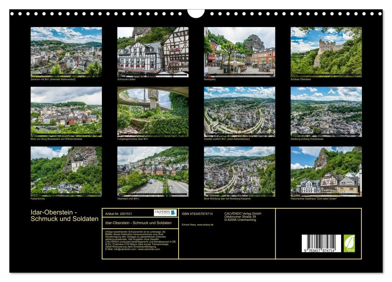Bild: 9783457874714 | Idar-Oberstein - Schmuck und Soldaten (Wandkalender 2026 DIN A3...