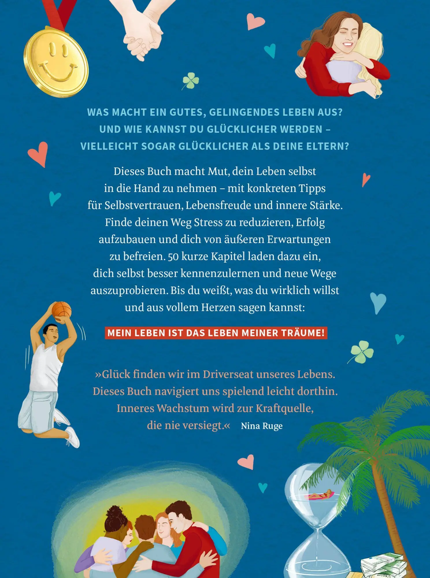 Bild: 9783446284814 | Wie werde ich glücklicher als meine Eltern? | 50 Ideen fürs Leben