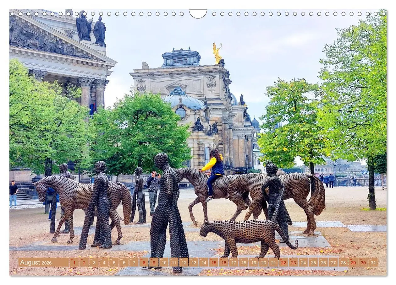 Bild: 9783457554814 | Dresden prachtvoll und verspielt (Wandkalender 2026 DIN A3 quer),...