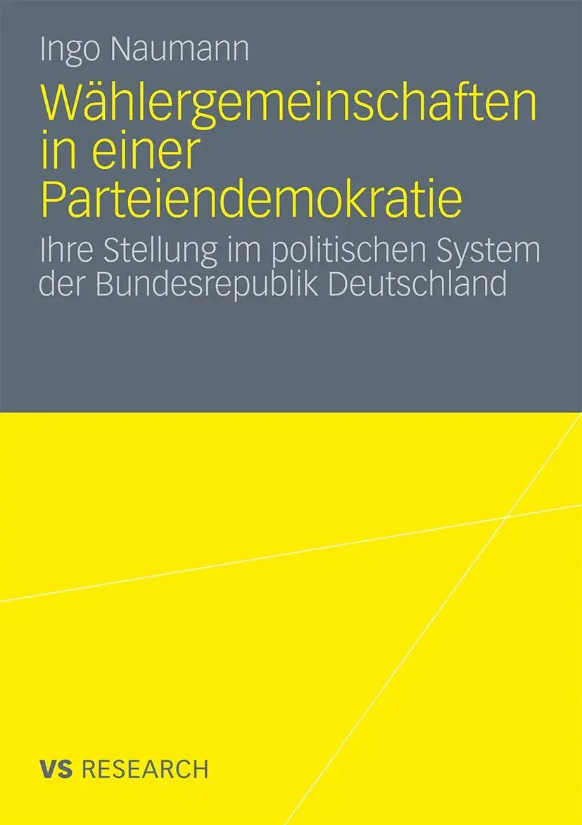 Cover: 9783531184814 | Wählergemeinschaften in einer Parteiendemokratie | Ingo Naumann | Buch