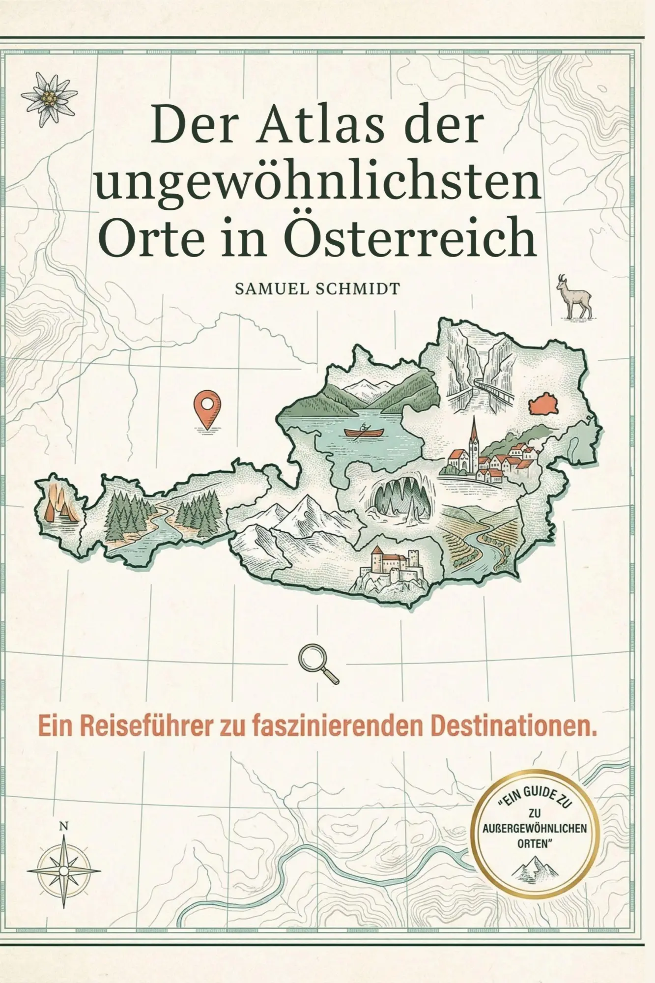 Der Atlas der ungewöhnlichsten Orte in Österreich: Ein Reiseführer zu faszinierenden Destinationen. Der ultimative Guide für Entdecker und Naturliebhaber. Das perfekte Geschenk für Österreich-Fans