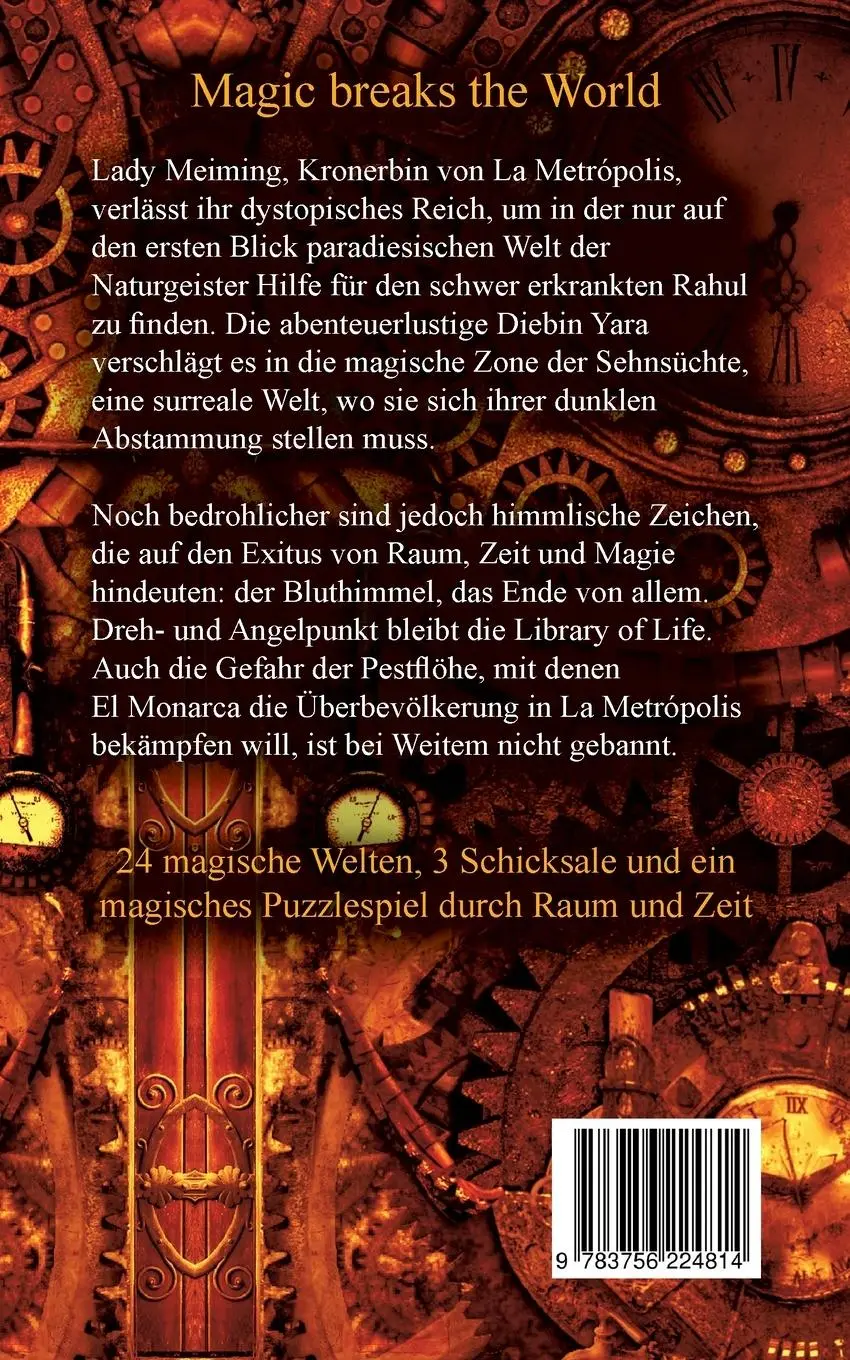 Rückseite: 9783756224814 | Die 24 Elemente der Magie | Yaras Zorn | Danielle Weidig | Taschenbuch