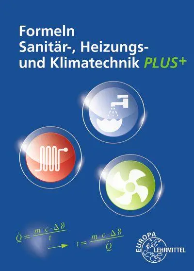 Cover: 9783758514814 | Formeln Sanitär-, Heizungs- und Klimatechnik PLUS+ | Uhr (u. a.)