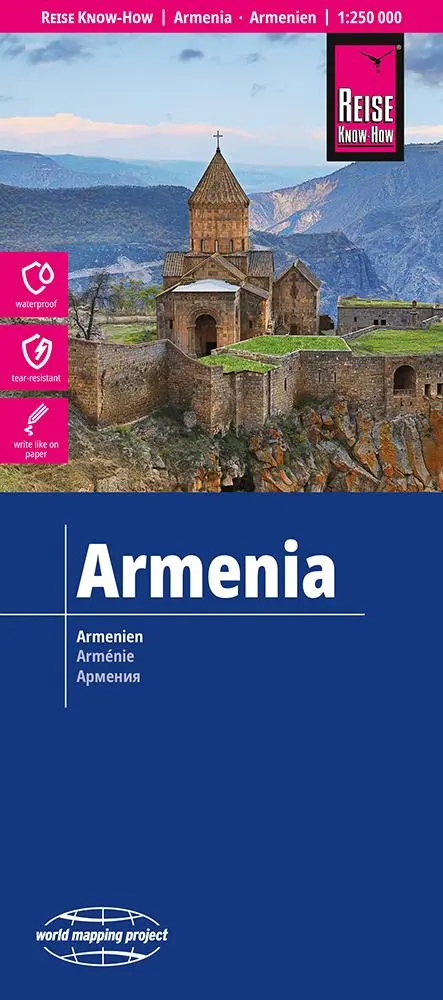 Cover: 9783831774814 | Reise Know-How Landkarte Armenien / Armenia (1:250.000) | (Land-)Karte