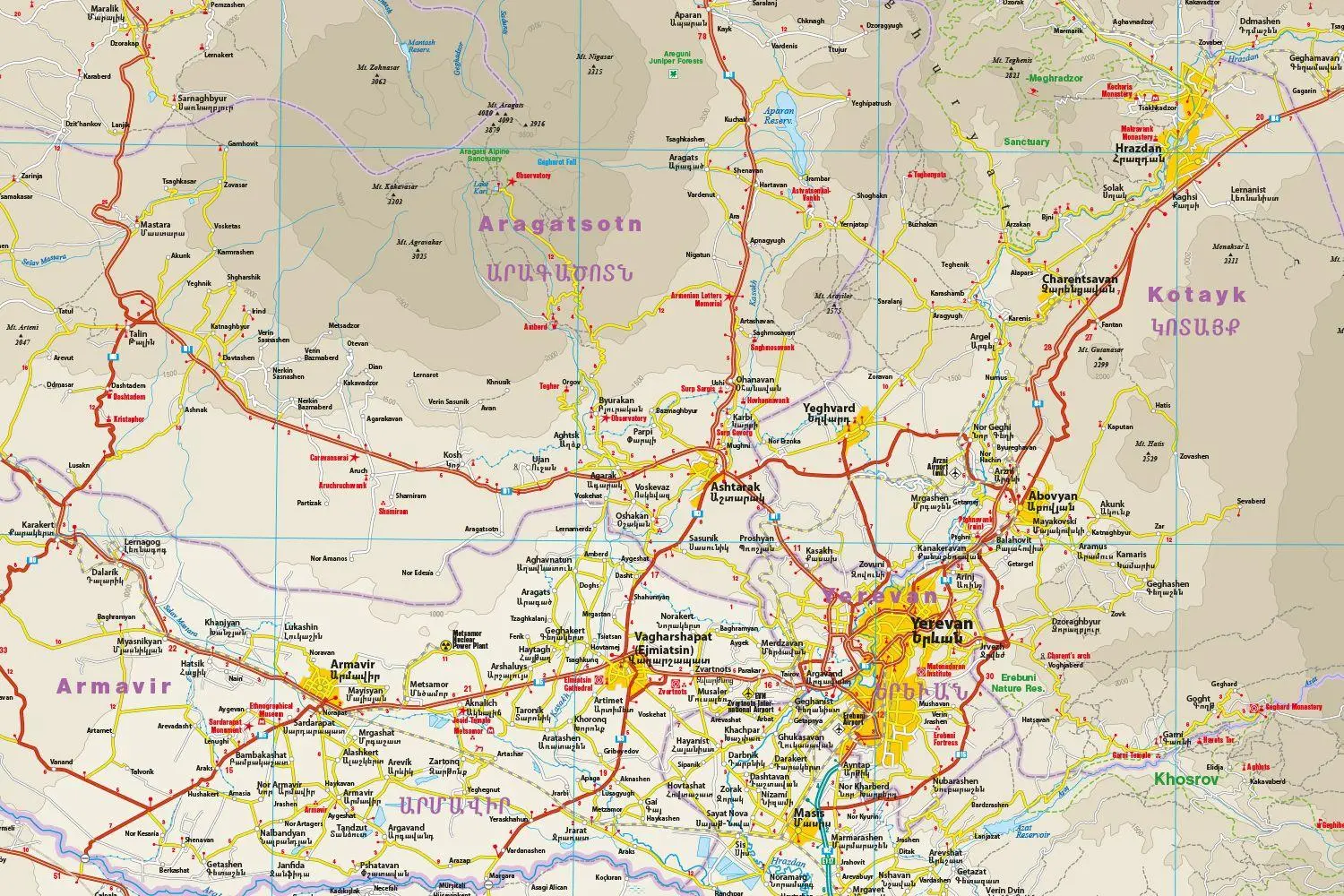 Bild: 9783831774814 | Reise Know-How Landkarte Armenien / Armenia (1:250.000) | (Land-)Karte