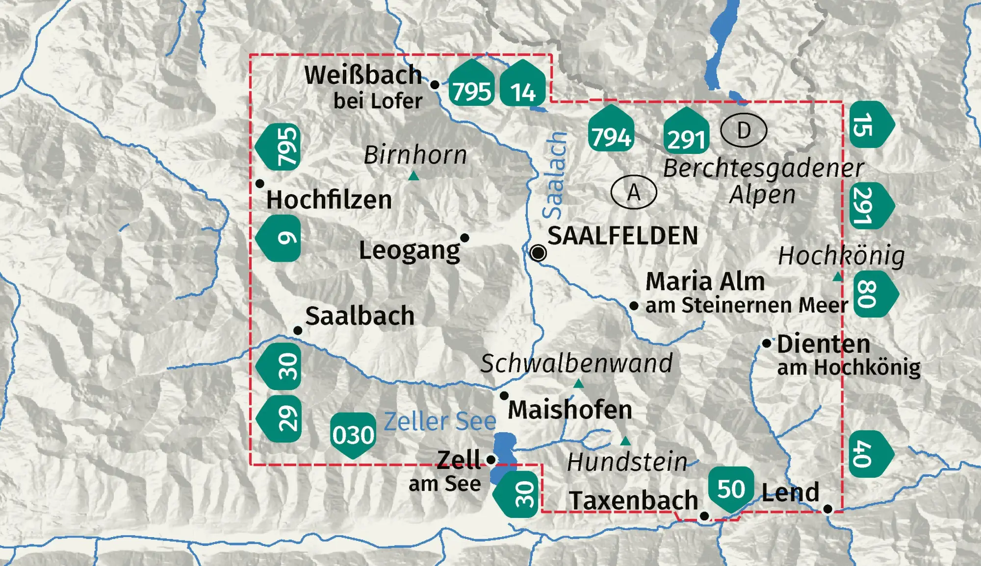 Bild: 9783991544814 | KOMPASS Wanderkarte 083 Saalfelden, Leogang, Maria Alm, Dienten am...