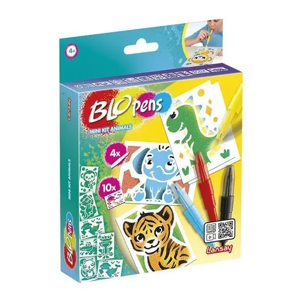 Cover: 3181860234914 | Lansay - BloPens Sprühstifteset Mini Tiere | Lansay | Spiel | Deutsch