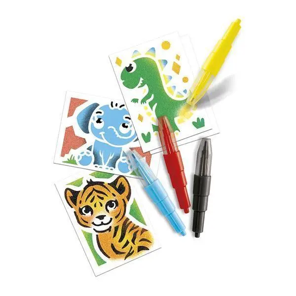 Bild: 3181860234914 | Lansay - BloPens Sprühstifteset Mini Tiere | Lansay | Spiel | Deutsch