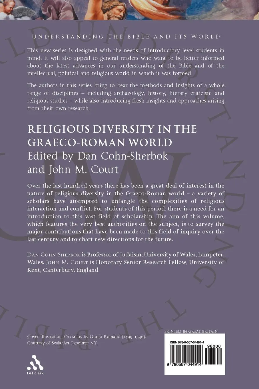 Rückseite: 9780567044914 | Religious Diversity in the Graeco-Roman World | John M. Court (u. a.)