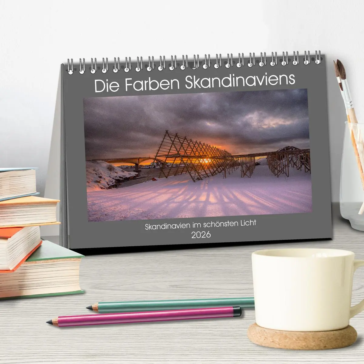 Bild: 9783457784914 | Die Farben Skandinaviens (Tischkalender 2026 DIN A5 quer), CALVENDO...