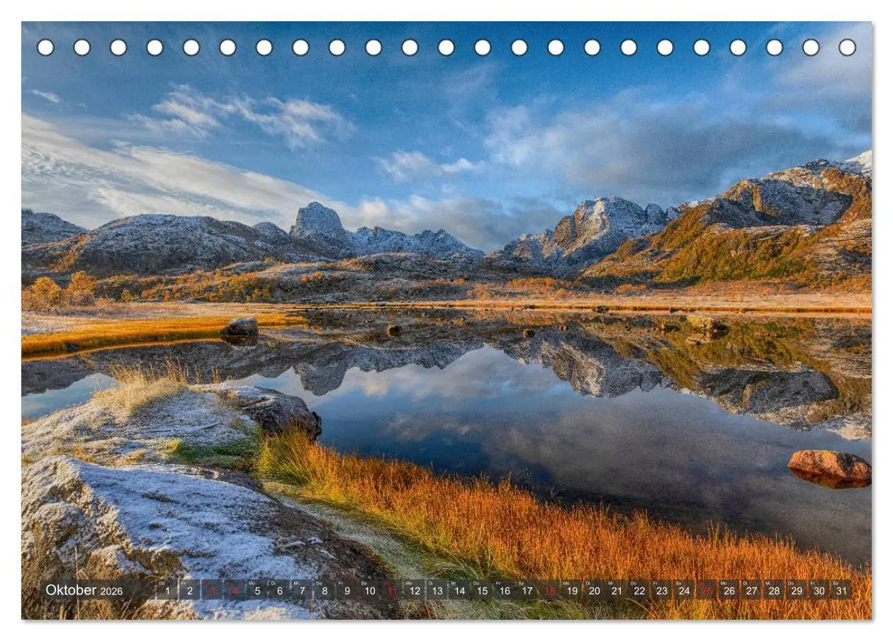Bild: 9783457784914 | Die Farben Skandinaviens (Tischkalender 2026 DIN A5 quer), CALVENDO...