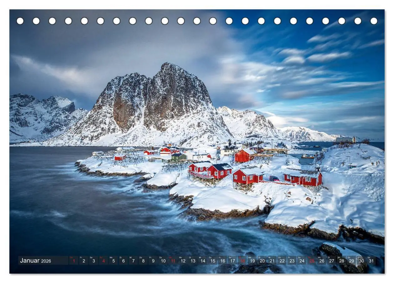 Bild: 9783457784914 | Die Farben Skandinaviens (Tischkalender 2026 DIN A5 quer), CALVENDO...