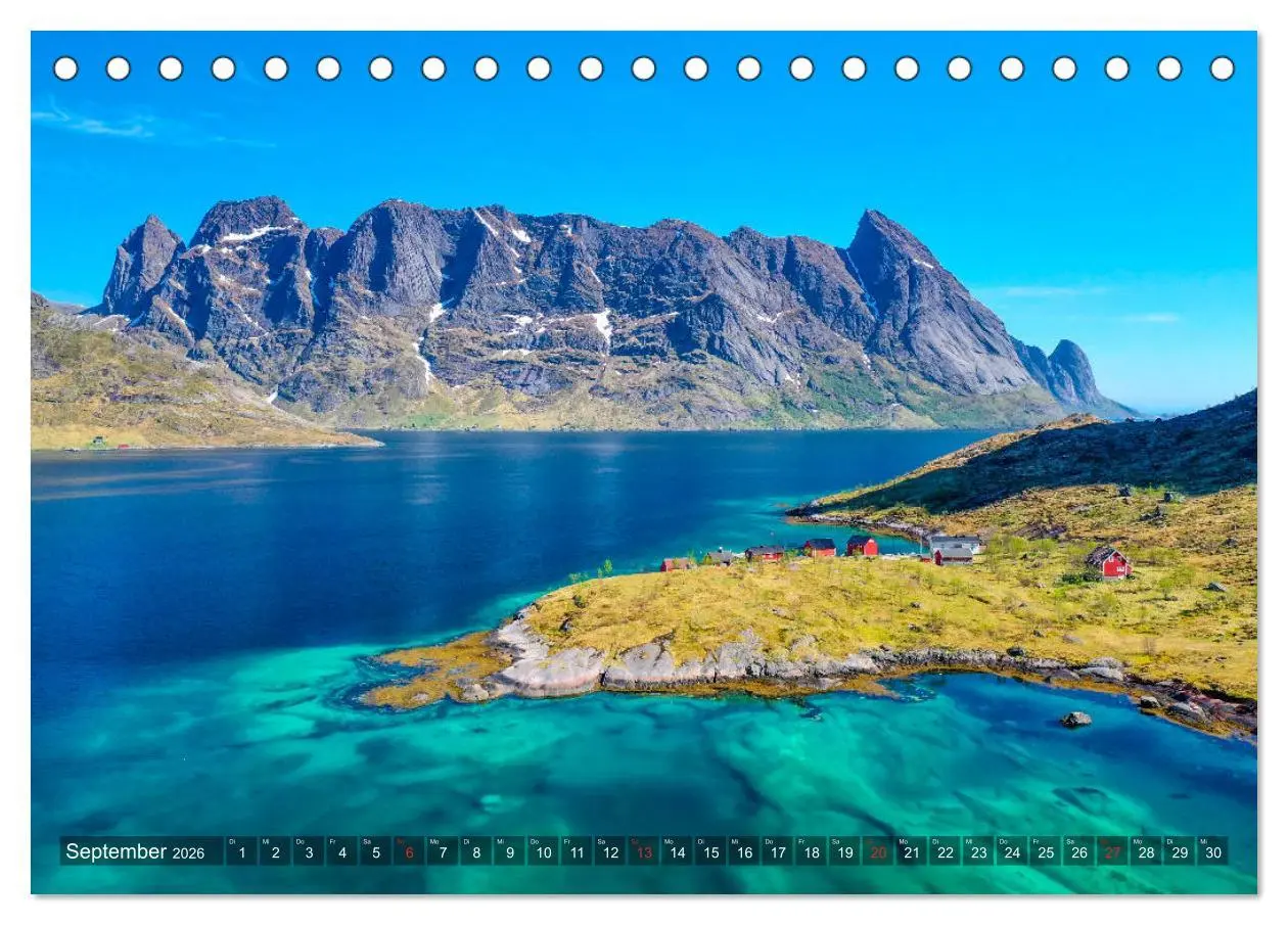Bild: 9783457784914 | Die Farben Skandinaviens (Tischkalender 2026 DIN A5 quer), CALVENDO...