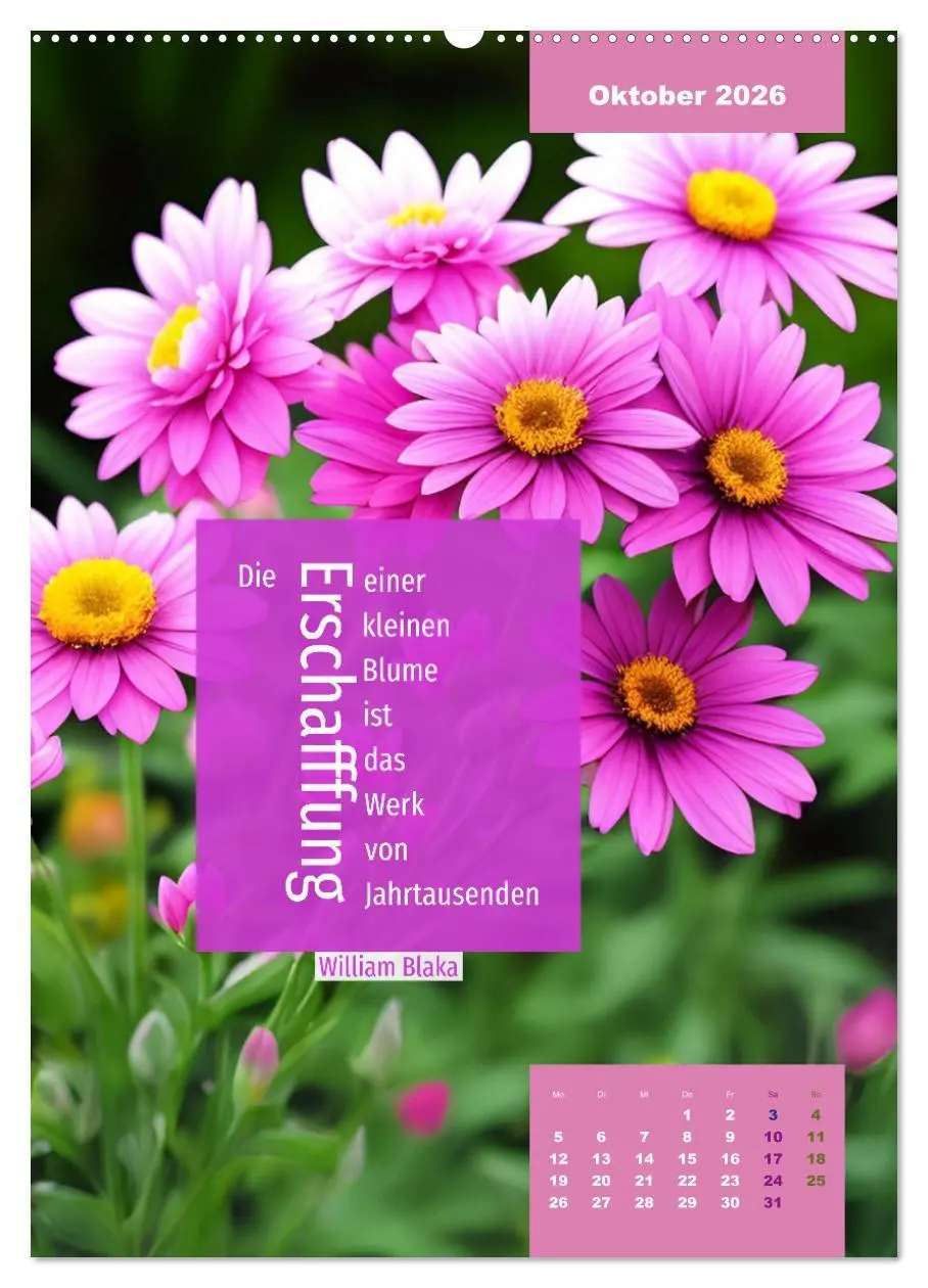 Bild: 9783516324914 | Verrückt nach BLUMEN Artwork - Farben - Zitate (hochwertiger...