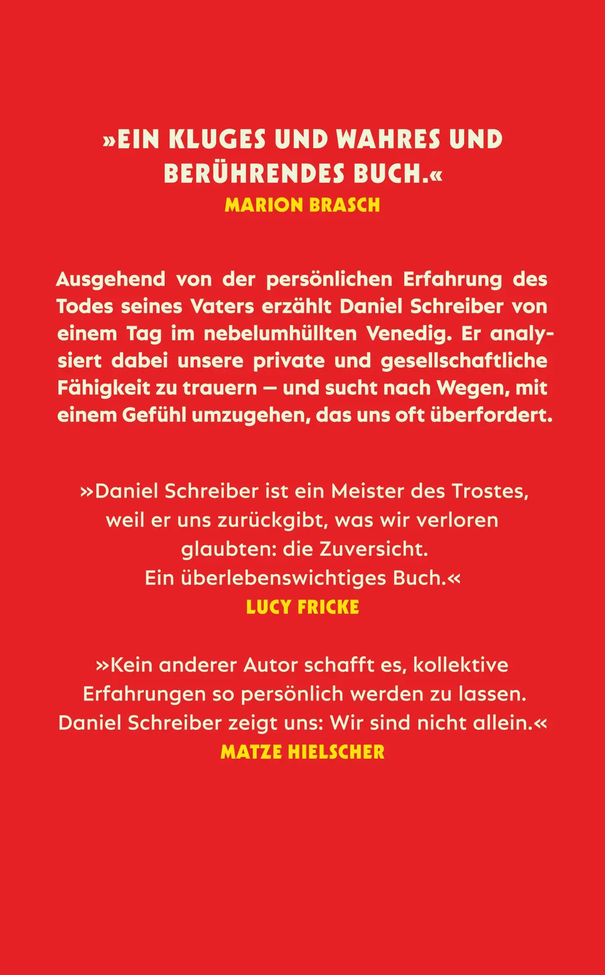 Rückseite: 9783518474914 | Die Zeit der Verluste | Daniel Schreiber | Taschenbuch | 139 S. | 2025